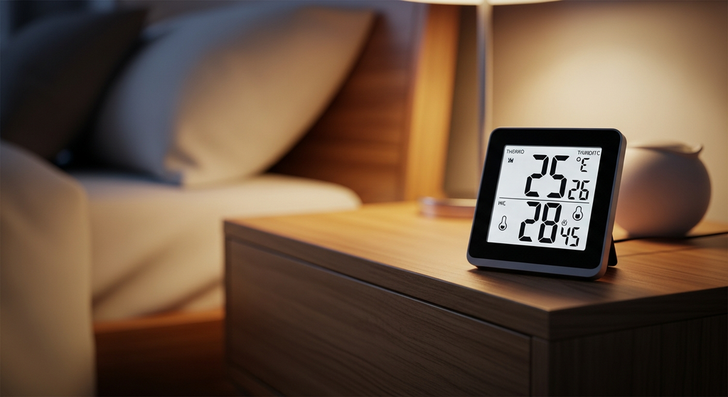 高精度温湿度計の表示